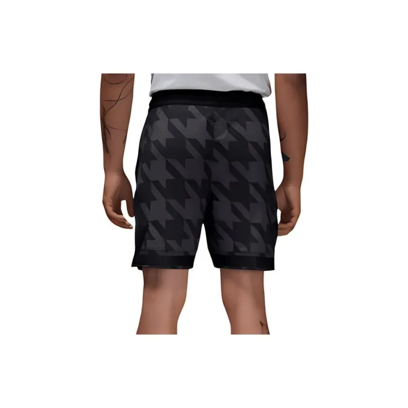 Jordan Sport Dri FIT Printed Diamond Casual Shorts Unisex Black-1