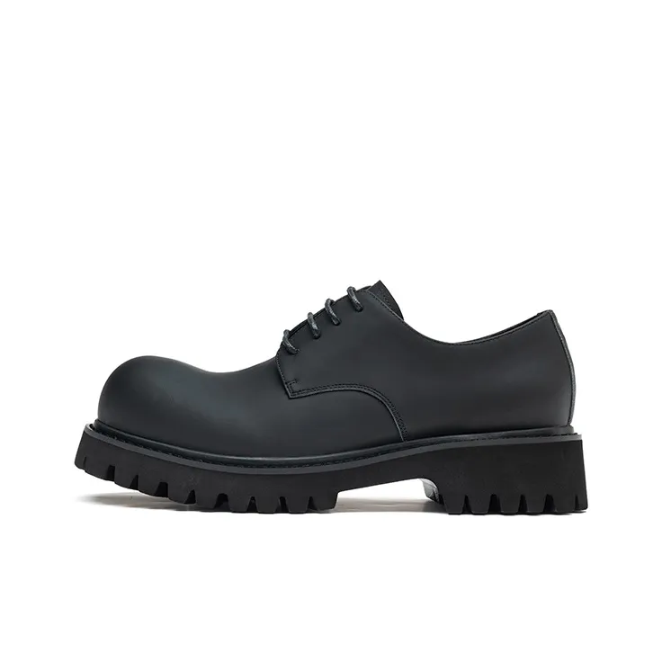 HARSON Derby Casual Shoes Men's Black-0