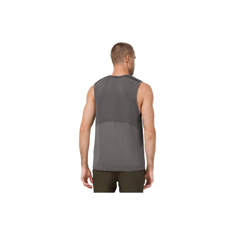 Lululemon Metal Vent Tech Tank Tops Men's Graphite Gray-2