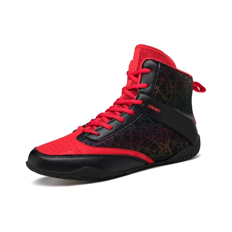LOKWT Anti-Slip And Wear-Resistant Breathable Mid-Top Training Shoes Unisex-9