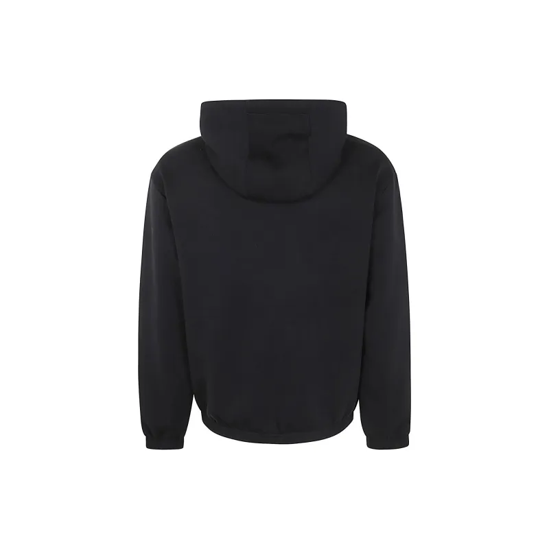 EMPORIO ARMANI Reversible Hooded Zip up Sweatshirt In Double Jersey-1