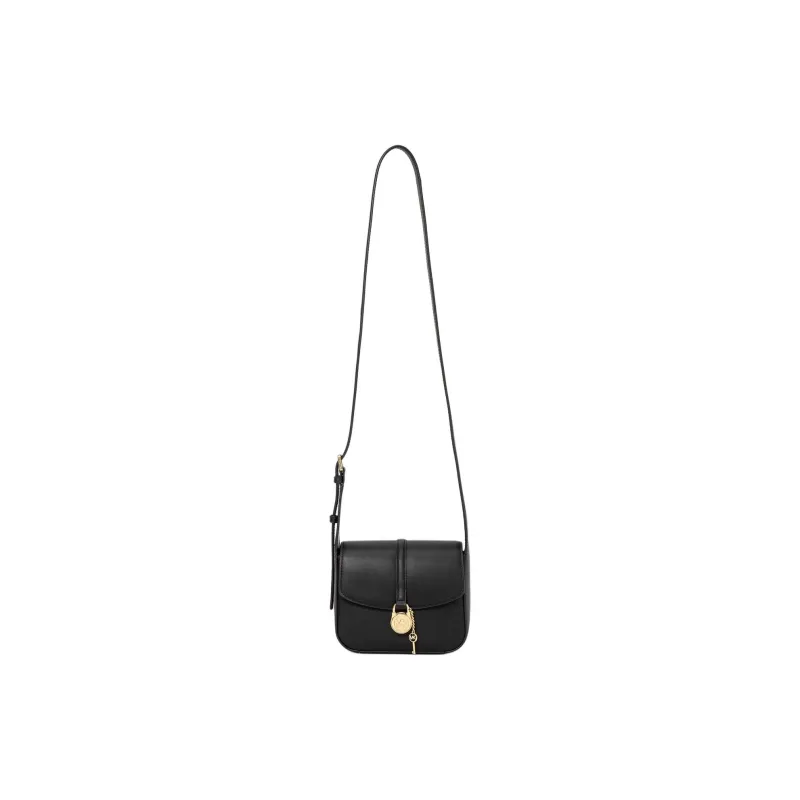 MICHAEL KORS Cow Leather Crossbody Bag, Shoulder Bag Trumpets Women's Black-0