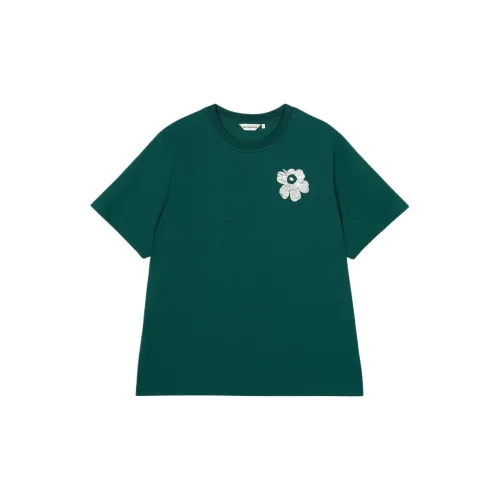 Marimekko T-Shirts Unisex Dark Green