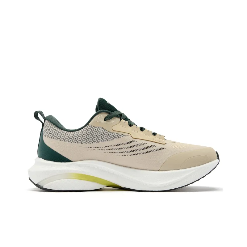 QIAODAN Rain Swallow 4.0 Running Shoes Men Low Top Birch Wood/Wutong Green-1