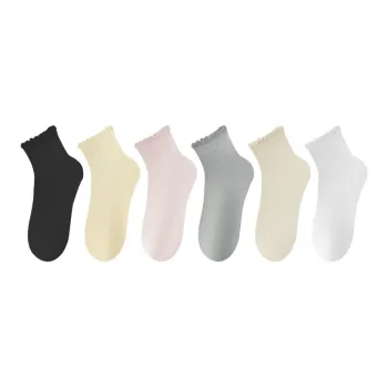 MIIOW Mid Calf Socks Women's 6 Pack