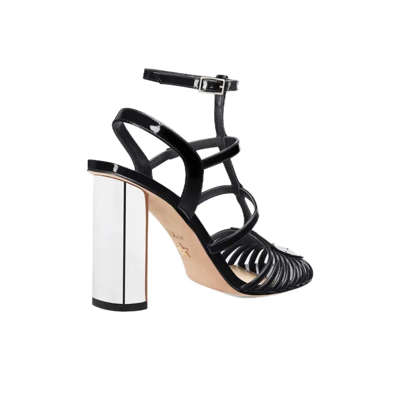 DIOR La Parisienne Dior Strap Sandals Women's Black-3
