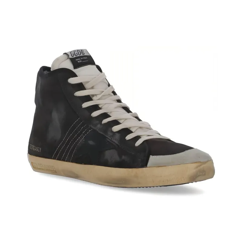 Golden Goose Francy Stylish Skateboarding Shoes Men's Black Vintage Version-2