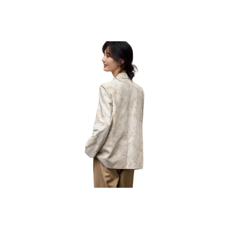 XWI Business Suit Women's Beige Apricot-1