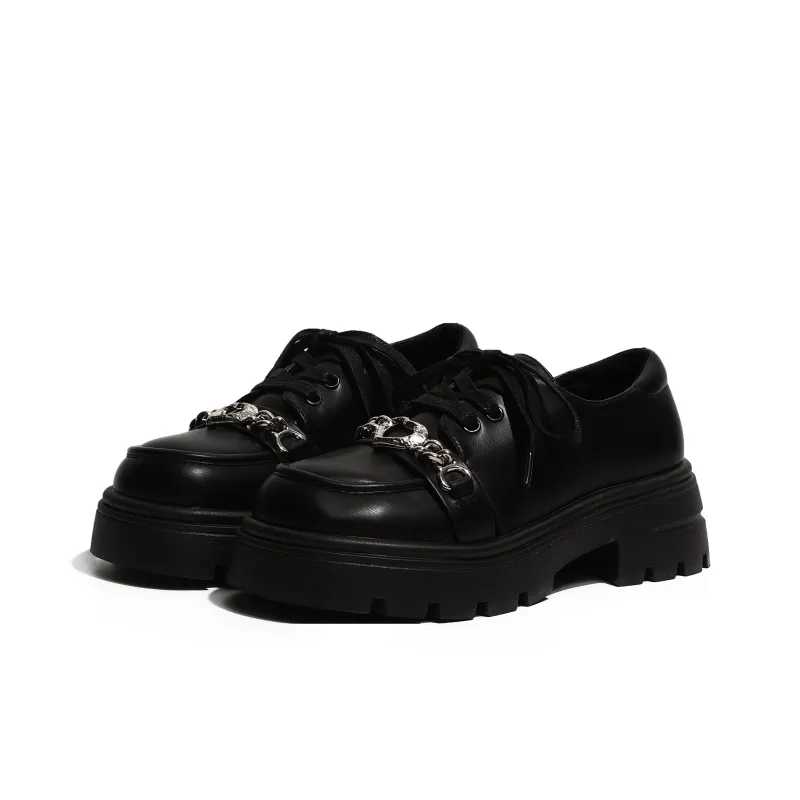 NUNZ Loafers Women's Black Glossy/Black Matte-7