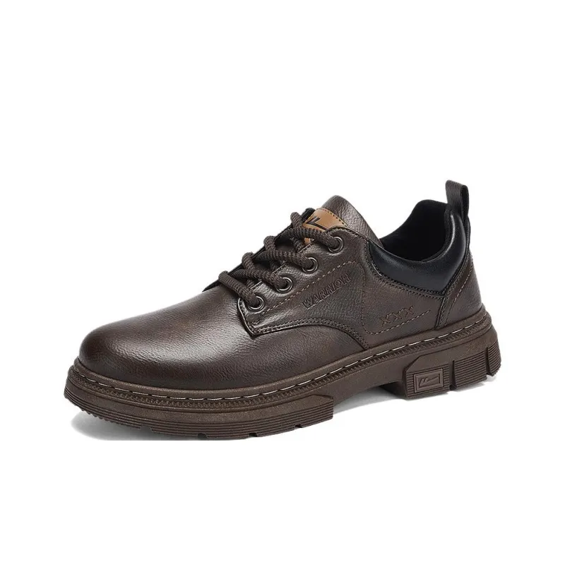 Warrior Dress Shoes Men's Dark Brown Black-1