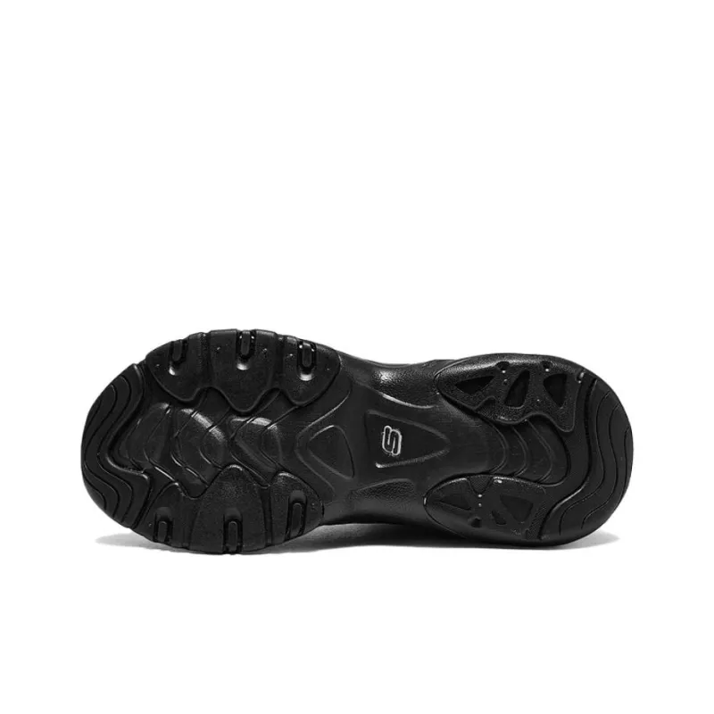 Skechers DLITES Anti Slip Wear Resistant Mid Top Running Shoes Women's Black-5