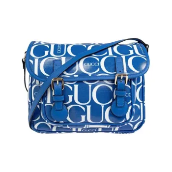 GUCCI Coated Canvas Shoulder Bag, Crossbody Bag Kids' Blue