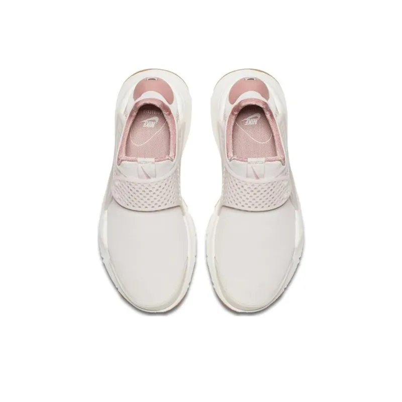 Nike Sock Dart Breathable, Slip Resistant, And Abrasion Resistant Low Top Running Shoes Women's Pink-2