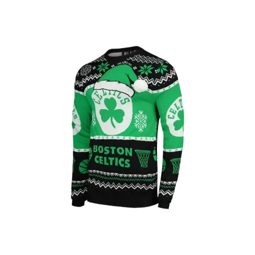 NBA Boston Celtics Team Sweaters Men Green Mixed Color