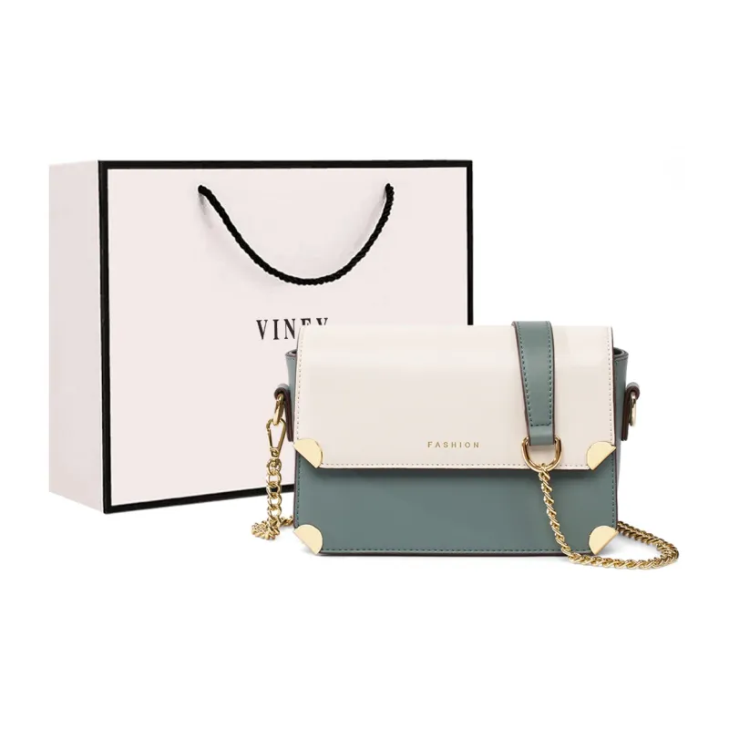 VINEY Cow Split Leather Bonded Synthetic Leather Shoulder Bag Crossbody Bag Mom Bag Regular Women's Multicolor-2