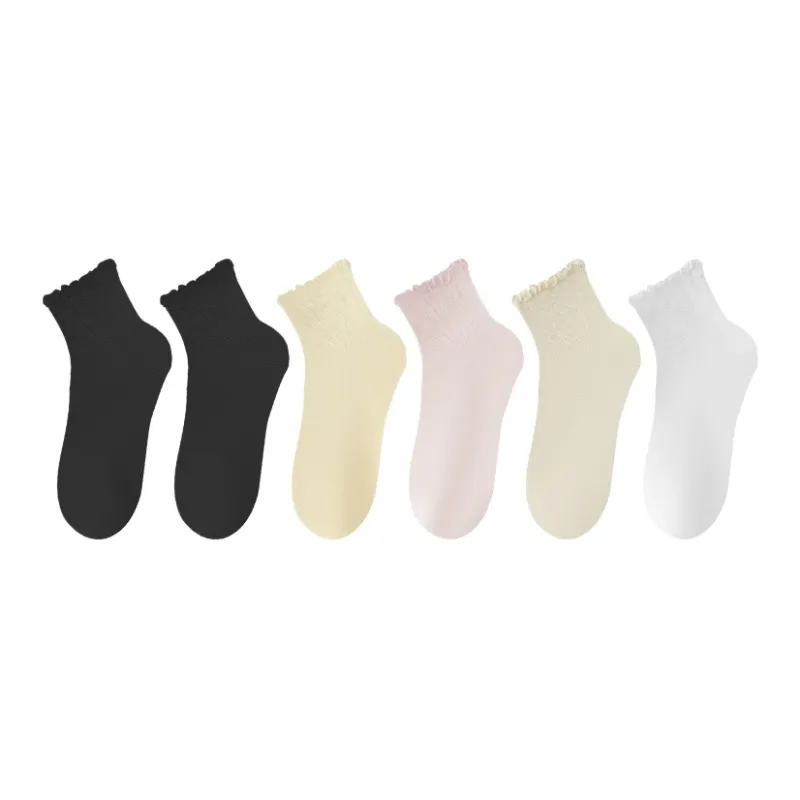MIIOW Mid Calf Socks Women's 6 Pack-28
