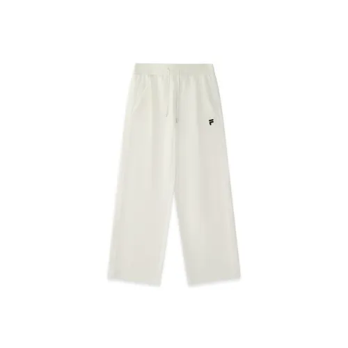 FILA FUSION Knitted Sweatpants Women's Cloud White