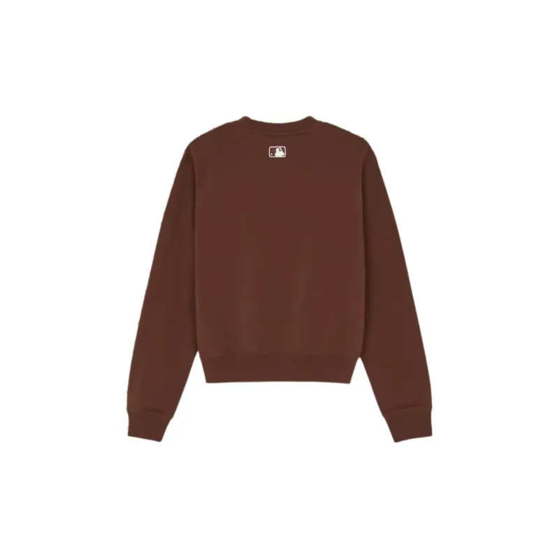 MLB Basic Collection New York Yankees Sweatshirt Women's Dark Brown-1