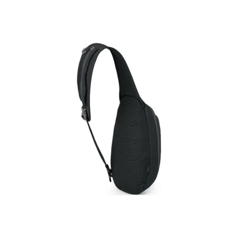 OSPREY Recycled Polyester Shoulder Bag, Crossbody Bag Unisex Black-2