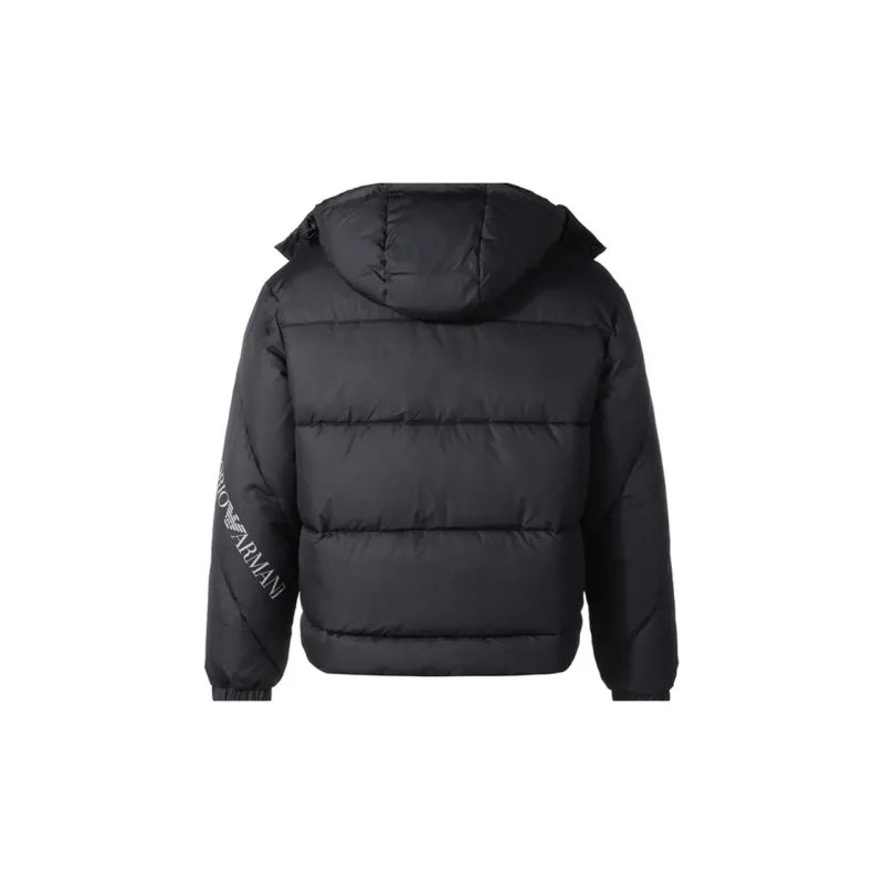 EA7 EMPORIO ARMANI Mountain Hooded Padded Coat-3