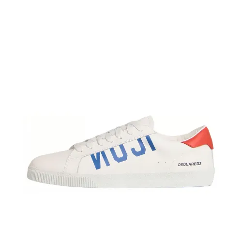 DSQUARED 2 Skateboard Shoes Men Low-Top White