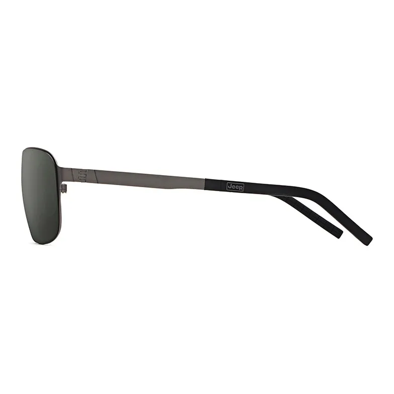 Jeep Titanium Β Titanium Square Sunglasses Men's-5