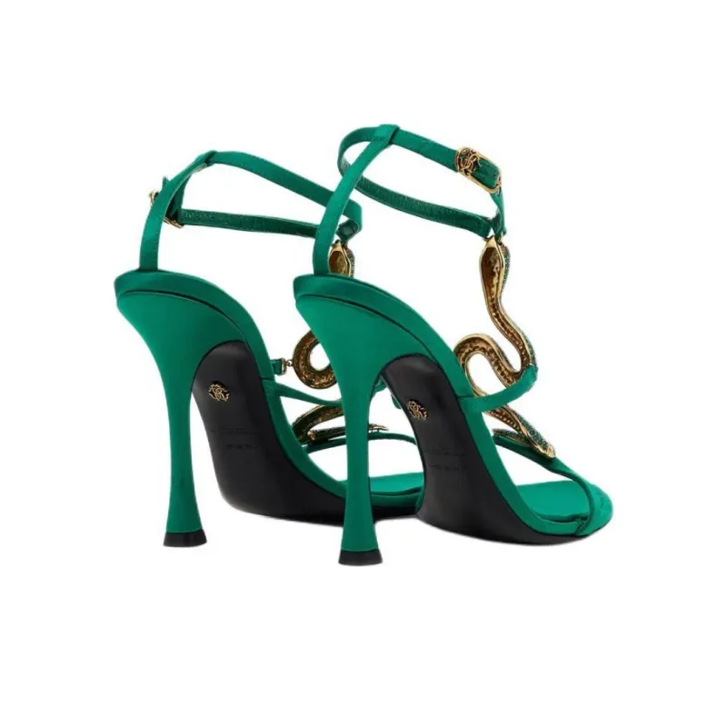 Roberto Cavalli Strap Sandals Women's Green-3