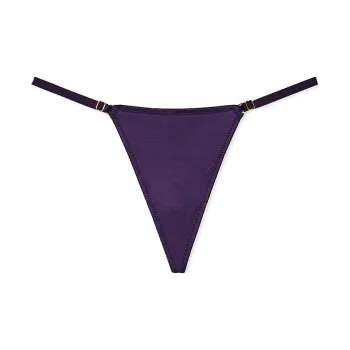 Victoria's Secret Very Sexy V-Hardware Adjustable V-String Panty / Amethyst Underpants Women's 1 Pack Amethyst