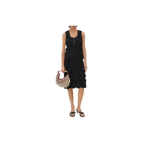 Bottega Veneta Sleeveless Dresses Women's Black