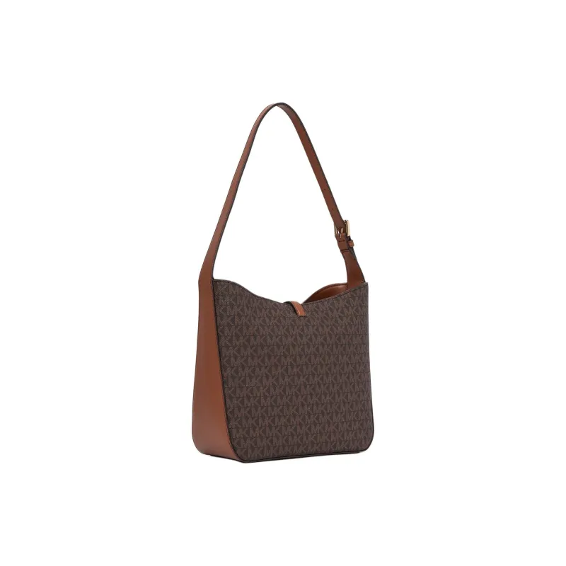MICHAEL KORS Coated Canvas Handbag Shoulder Bag Small Size Women's Dark Brown-5