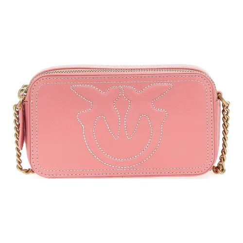 PINKO Calfskin Camera Bags Crossbody Bag Shoulder Bag Women's Pink