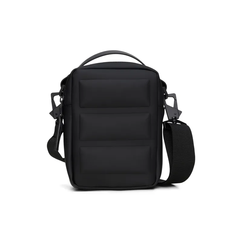 Rains Polyester Crossbody Bag Sports Handbag Regular Unisex Black/Green/Sand Dune Yellow-0