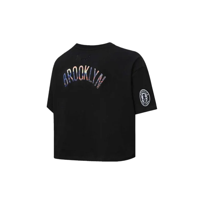 NBA Brooklyn Nets T-Shirt Women's Black-1