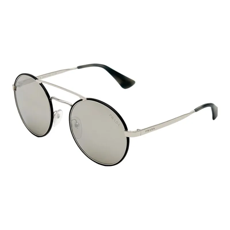 PRADA Round Sunglasses Women's Brown-7