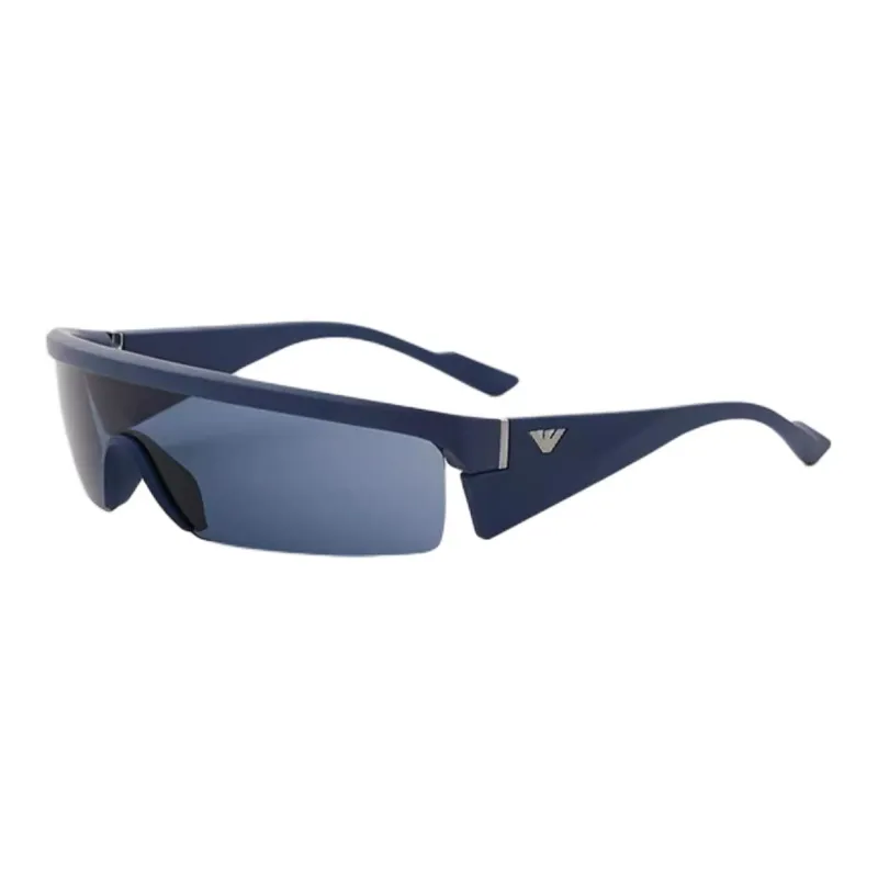 EMPORIO ARMANI Injection Molding Rectangular Sunglasses Men's Blue-0