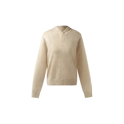 GOELIA Cashmere Sweaters Women's 33H Light Apricot Pink