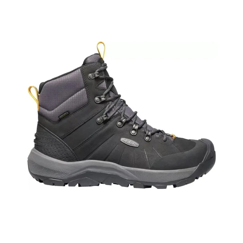 KEEN REVEL MID Polar Slip Resistant, Abrasion Resistant, Waterproof Mid Top Hiking Shoes Men's Black Gray-1