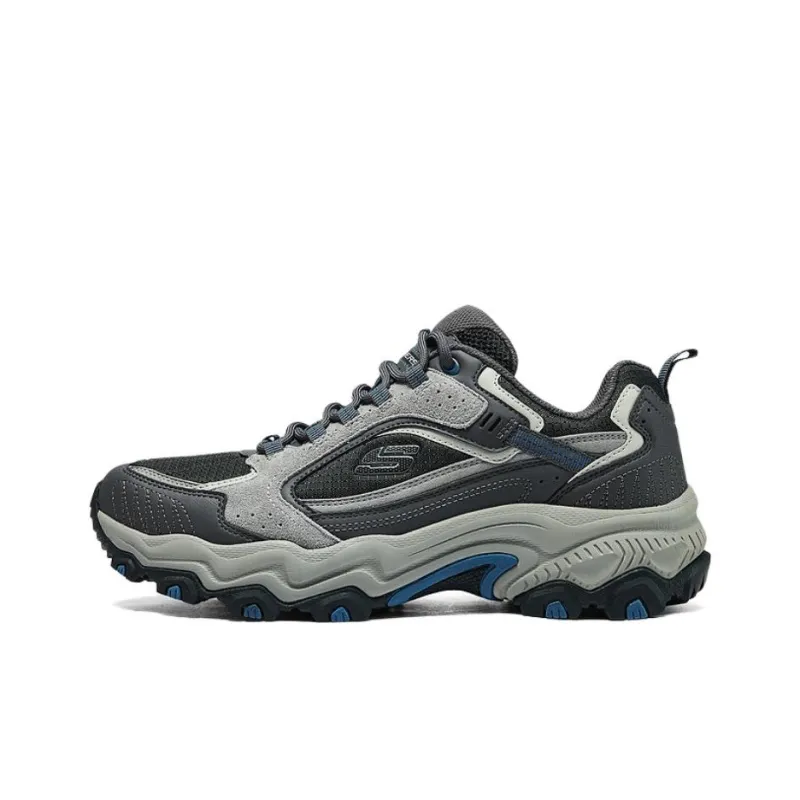 Skechers OUTDOOR MENS Anti Slip Wear Resistant Low Top Hiking Shoes Men's Black Blue-0
