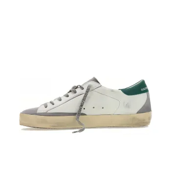 Golden Goose Super Star White Silver Green