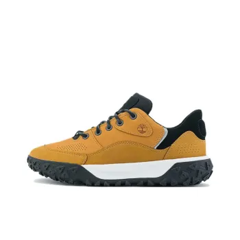 Timberland Anti Slip Wear Resistant Low Top Trekking Shoes Men's Yellow