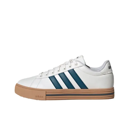 Adidas Skateboard Shoes Unisex Low-Top White/Stone Green/Resin Yellow