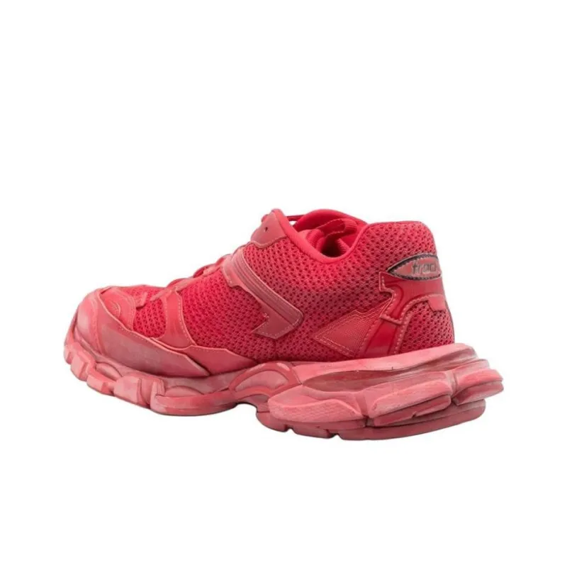 Balenciaga Track 3.0 Low Top Chunky Sneakers Men's Red Vintage Version-3
