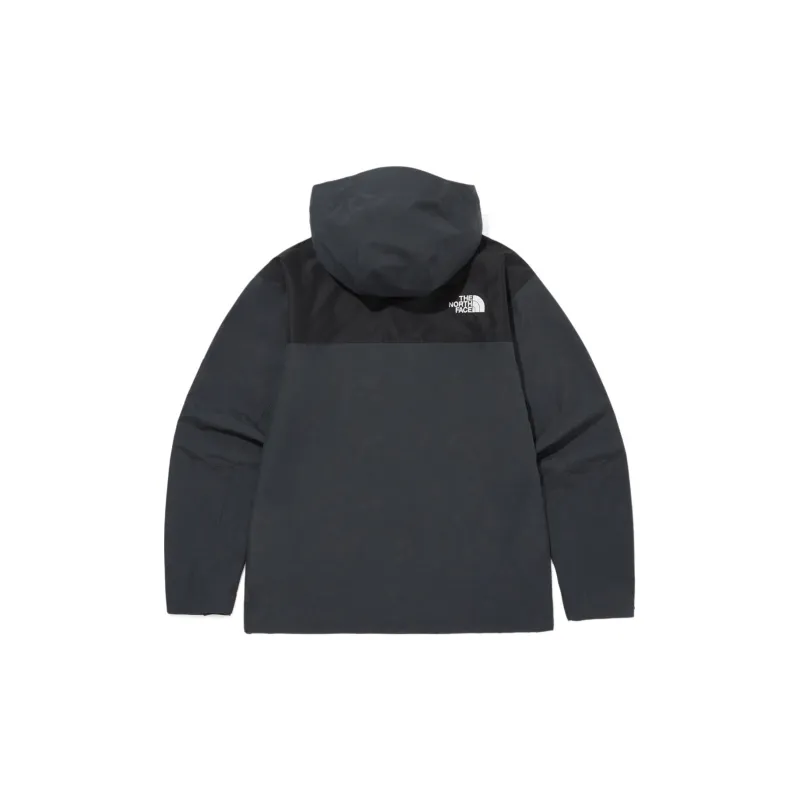 THE NORTH FACE Waterproof And Windproof Windbreaker Jacket Unisex Charcoal Gray-2