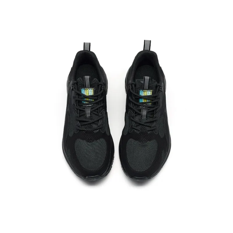 XTEP Lingfei 2.0 Wear Resistant Low Top Outdoor Shoes Men's Black-3