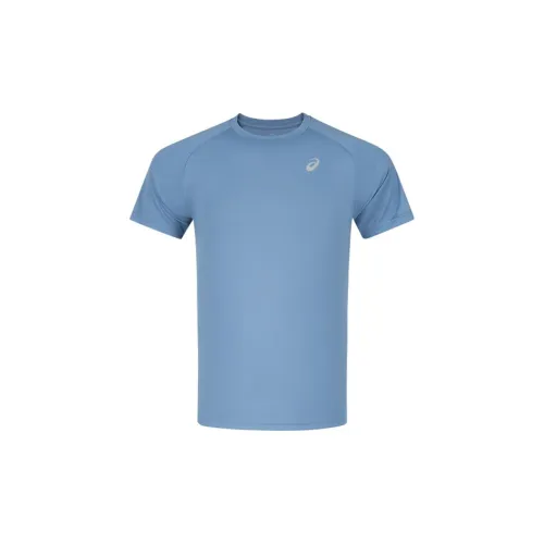 Asics Men Running T-Shirts Men Blue