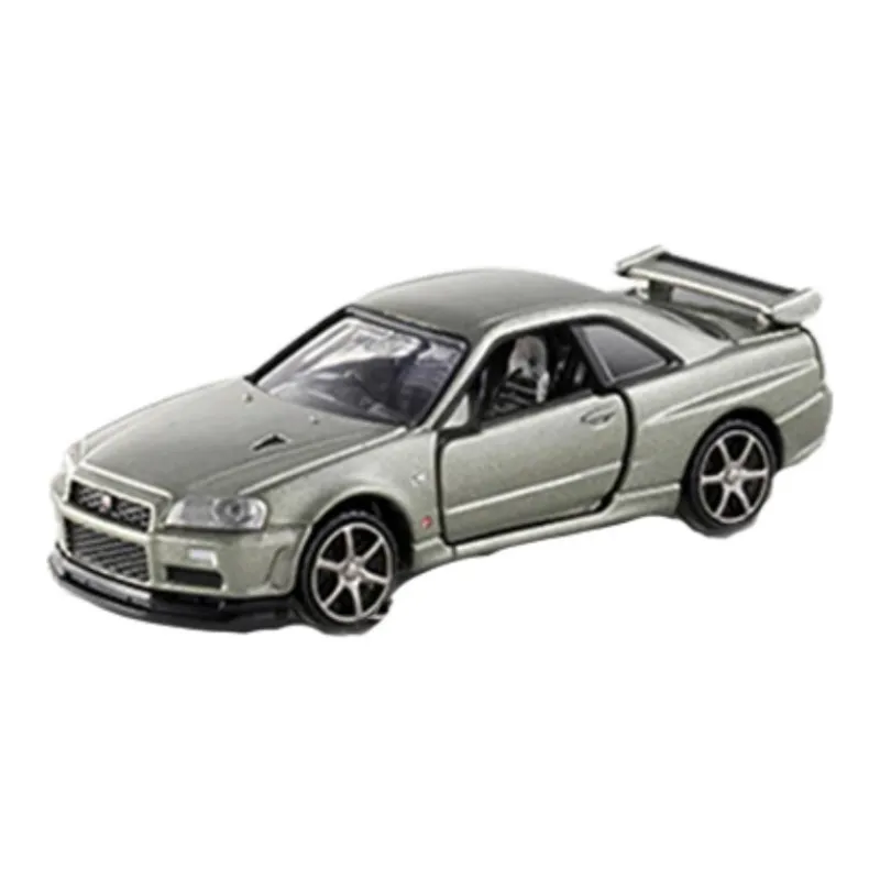 TAKARA TOMY Alloy Small Car Collection TP Nissan Skyline GT R R34 V SPEC II Nür Assembled Models-0