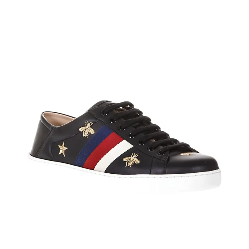GUCCI Ace Embroidered 'Bees And Stars'-2
