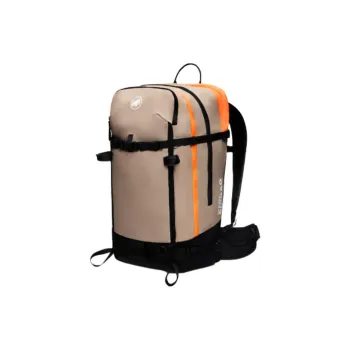 MAMMUT Nylon Outdoor Hiking Bag Backpacks Unisex Light Brown/Black