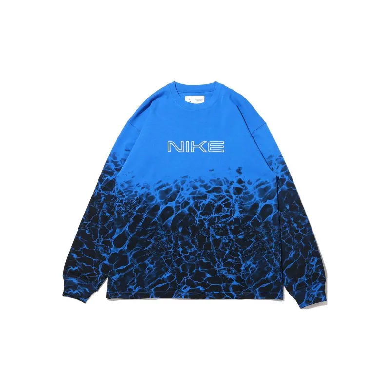 Nike T Shirts Unisex Blue-0