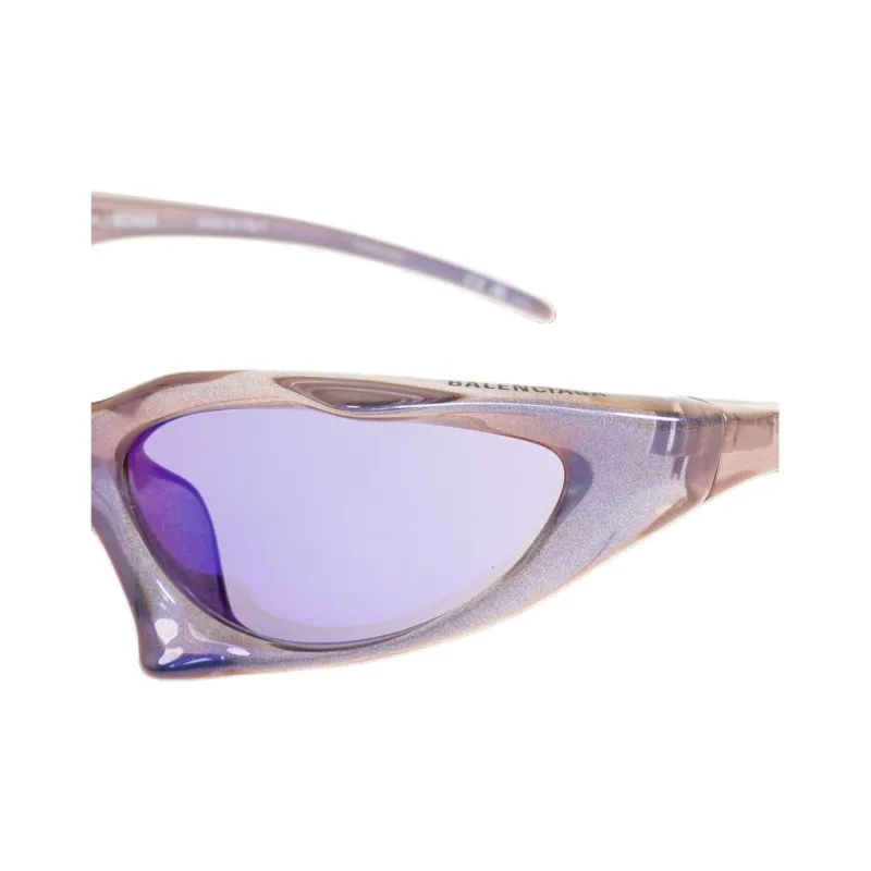Balenciaga Acetate Cat Eye Sunglasses Unisex Purple-2